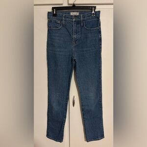 Barely Worn Blue Denim Size 26 Madewell The Perfect Vintage High Waist Jeans